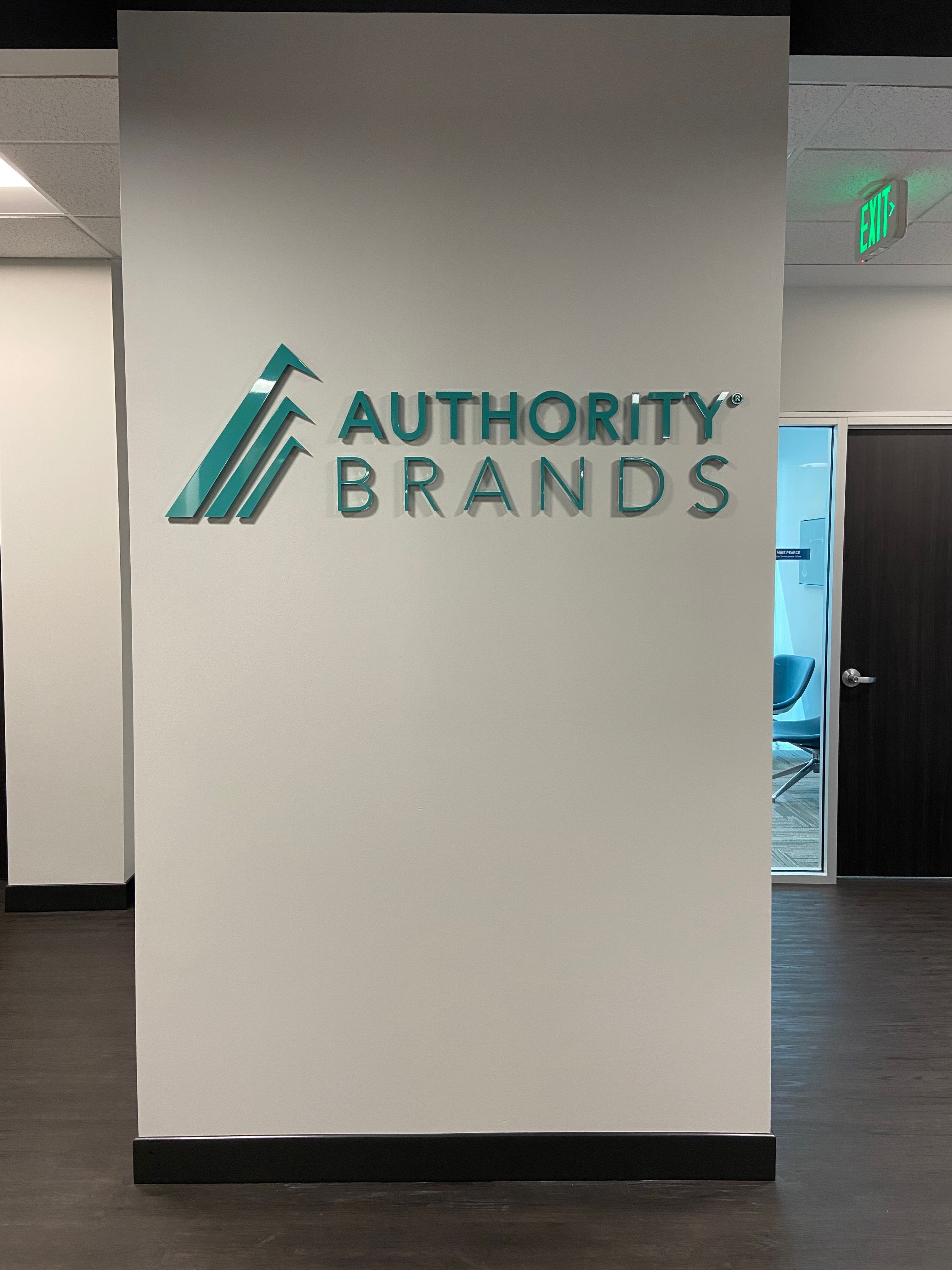 Authority Brands Wall-Mounted Logo