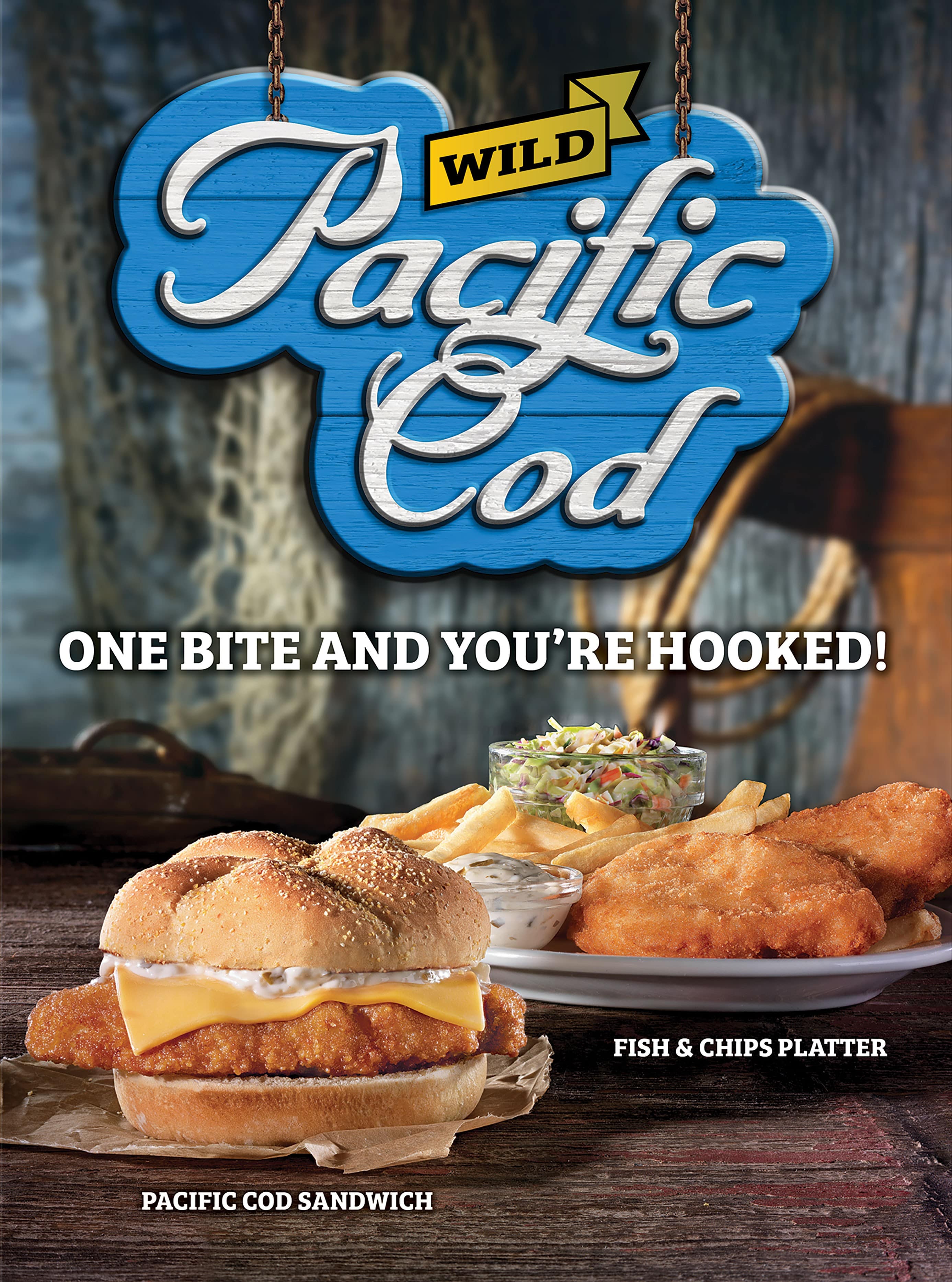 Pacific Cod Food Advertisement