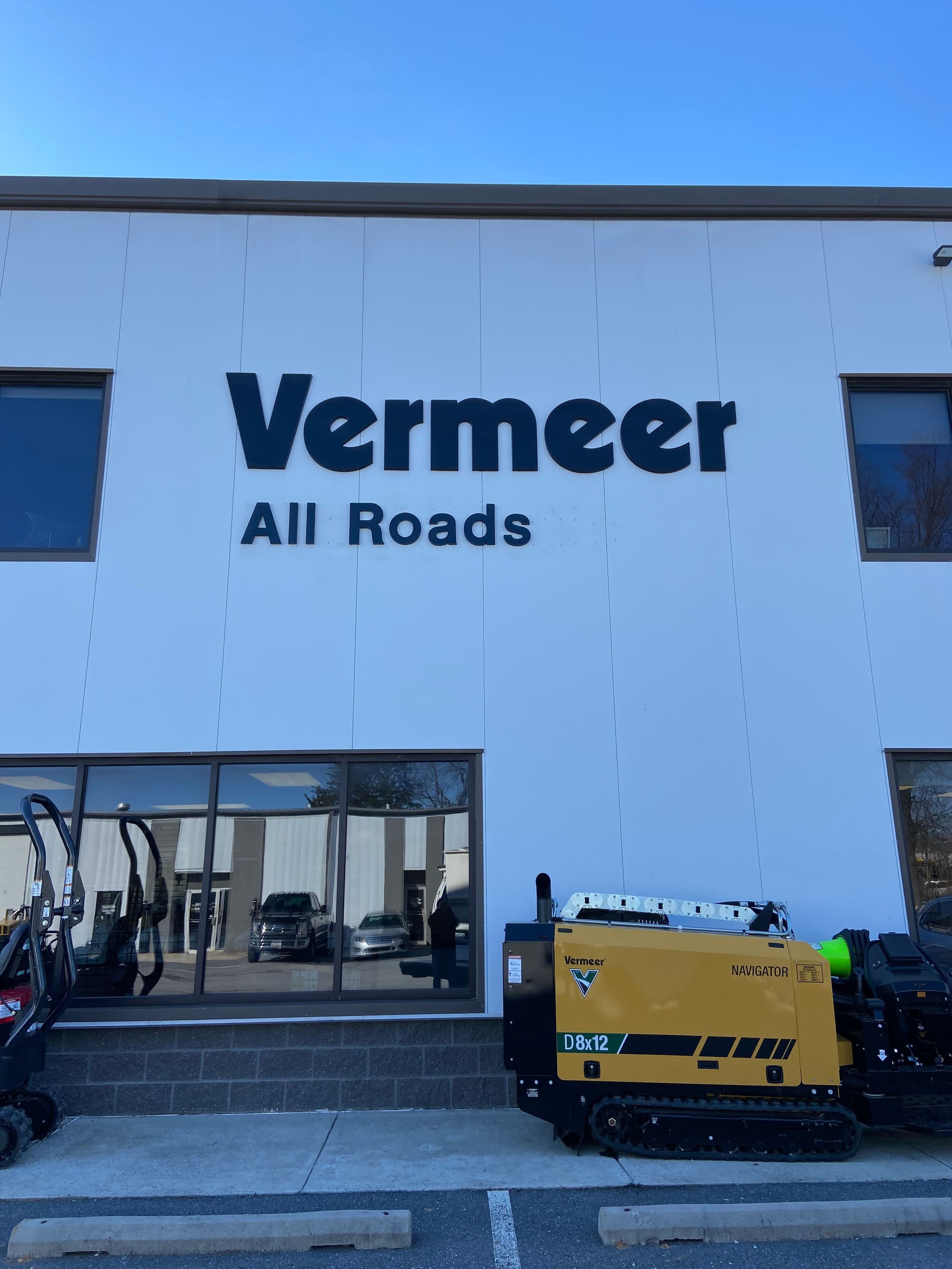 Vermeer All Roads Building Sign